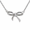 Connections From Hallmark™ Stainless Steel Bow Pendant Necklace 18" Chain + 2" Ext.