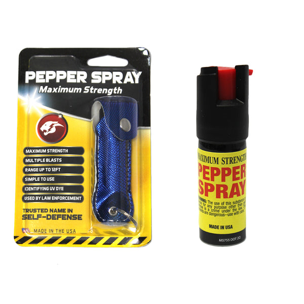 PSCH31-BLS 0.5 Pepper Spray with Blue Case