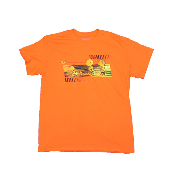 Men's Orange Peanuts Since 1950 Graphic Tee T-Shirt