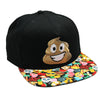 Youth Black Poo Emoji Hat