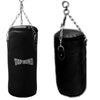 REX 440L Black Top Ring Punching Bag with Chain 18 X 38
