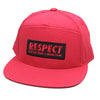 Adult Red Respect Find out what it means to me Snapback Hat