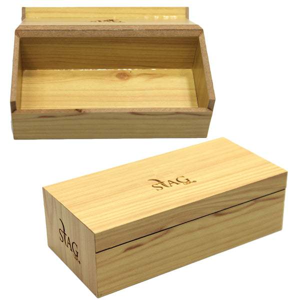 STG Knife Jewelry Wood Display Storage Box