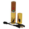 LIPSTICK STUN-GD 5" Gold Lipstick Stungun with Flashlight