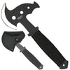 TA 701-105BK 10" Black Blade Cord Wrapped Throwing Axe with Sheath