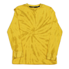 Boy's Youth Mustard Swirl Tie Dye Long Sleeve Tee T-Shirt