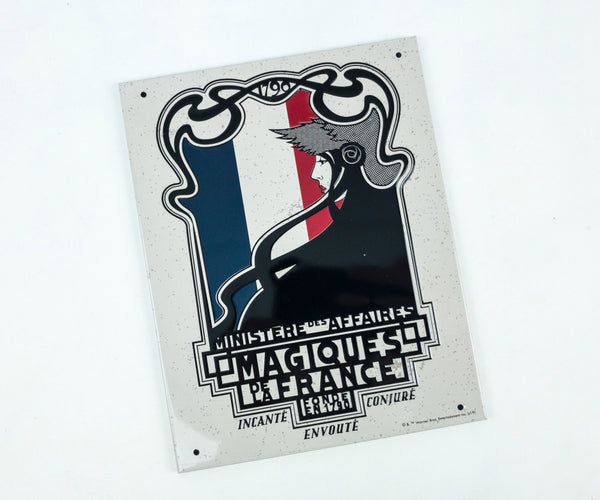Fantastic Beasts: The Crimes of Grindelwald French Ministry Tin Sign